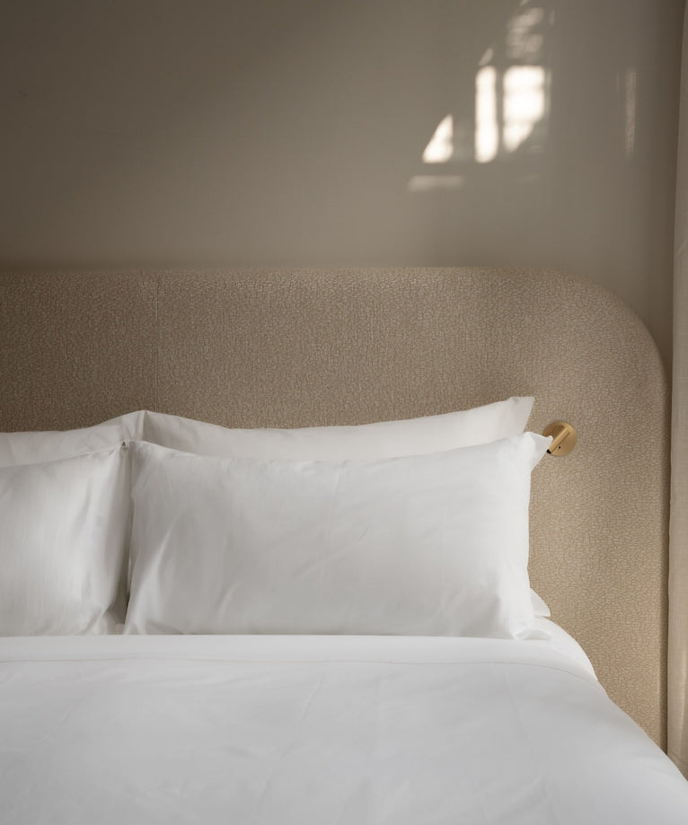 Duvet Cover Set Egyptian Cotton Percale 400TC | White