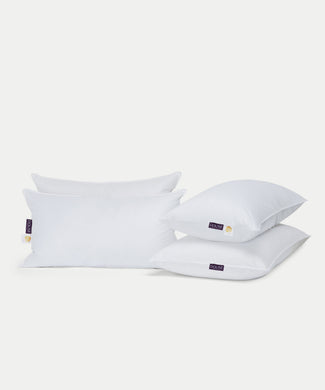 2x Down Pillow 50x90 cm & 2x Body Pillow Microfibre 60x90 cm