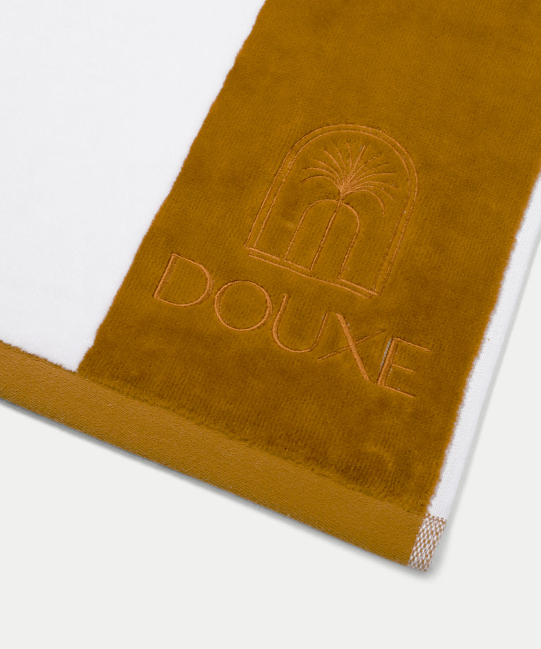 Hotel Beach Towel Mustard 100x180 cm