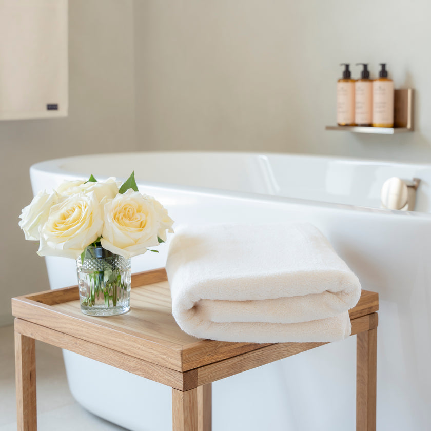 Towel zero-twist cotton 70x140 cm | Cream