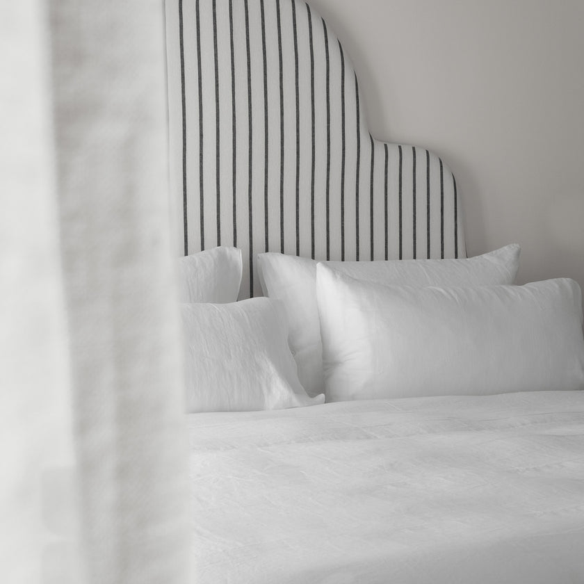 Pillowcase 100% Washed Linen | White