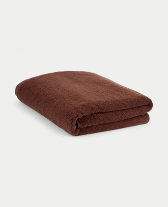 Towel zero-twist cotton 100x150 cm | Chestnut