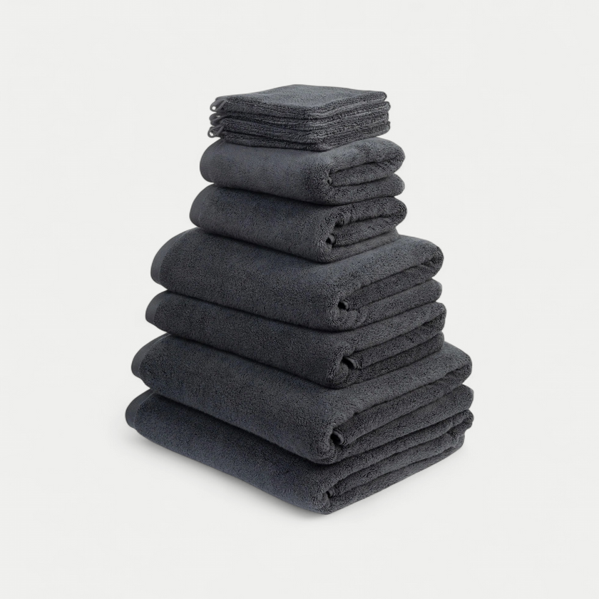 Towel set Spa Complete (10 pcs) | Anthracite
