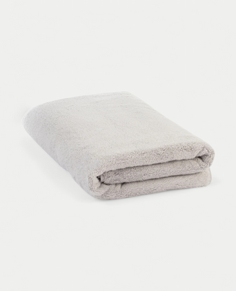 Towel zero-twist cotton 100x150 cm | Silver Grey