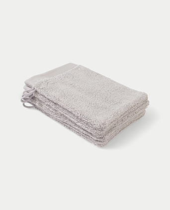 Washcloth Silver Grey 16x21 cm | 4 pcs