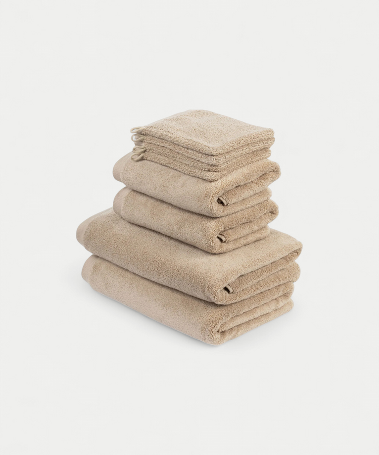 Towel Set Deluxe (8 pcs) | Latte