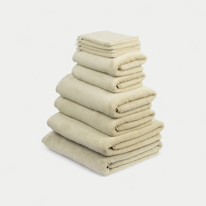 Towel set Spa Complete (10 pcs) | Pebble Beach