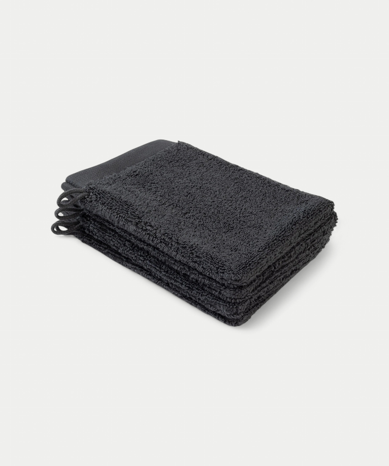 Washcloth Anthracite 16x21 cm | Set of 4