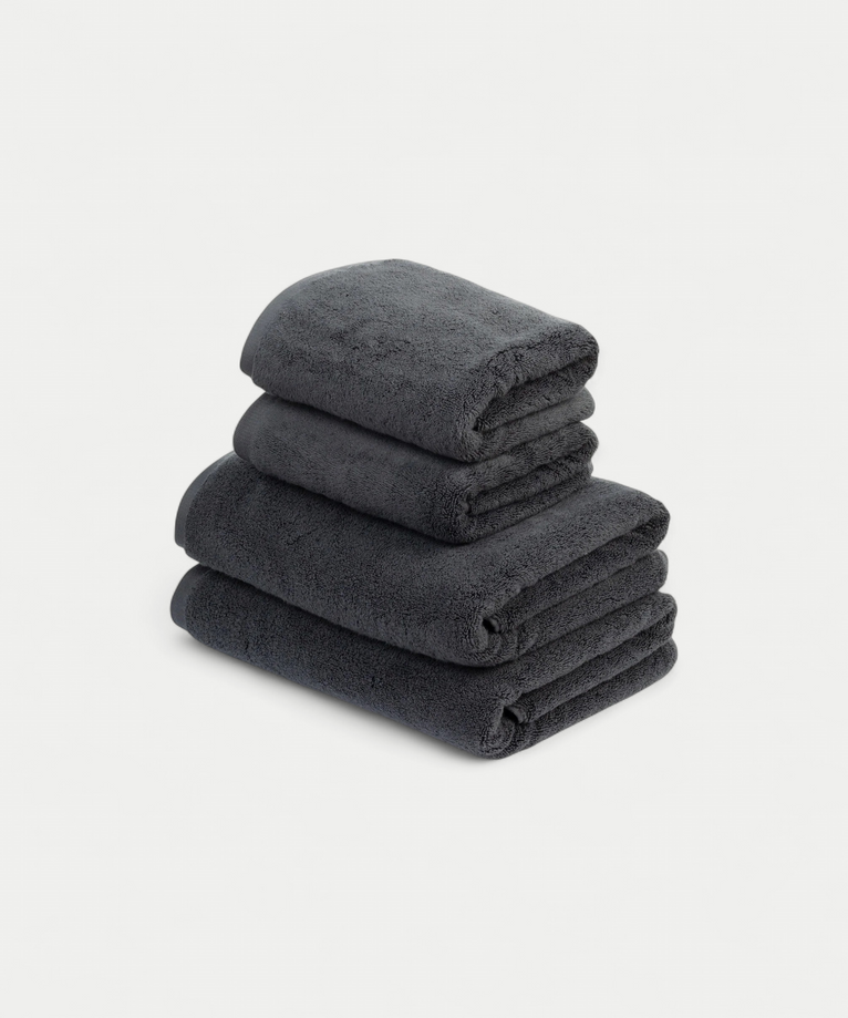 Towel set Essential (4 pcs) | Anthracite
