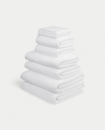 Towel set Spa Complete (10 pcs) | White