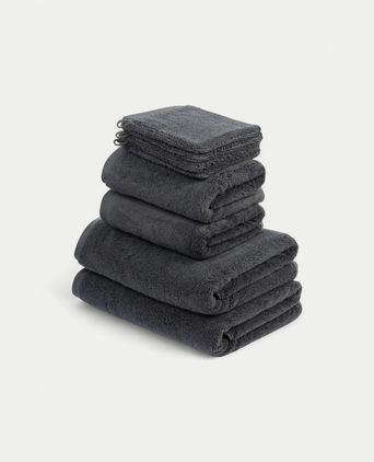 Towel Set Deluxe (8 pcs) | Anthracite