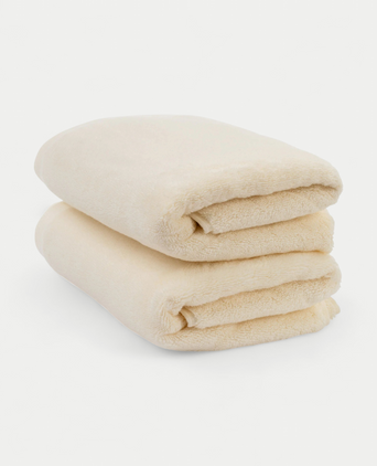 Towel zero-twist cotton 50x100 cm (2 pcs) | Cream