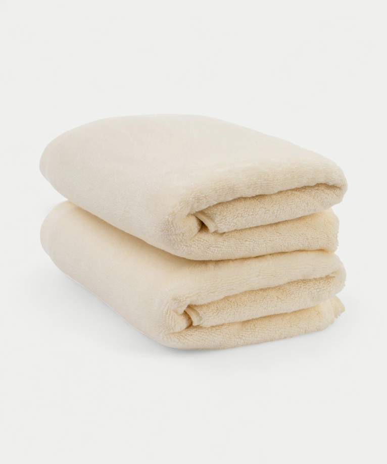 Towel zero-twist cotton 50x100 cm (2 pcs) | Cream