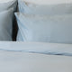 Egyptian Cotton Sateen Pillowcase 400TC | Misty Blue | Outlet