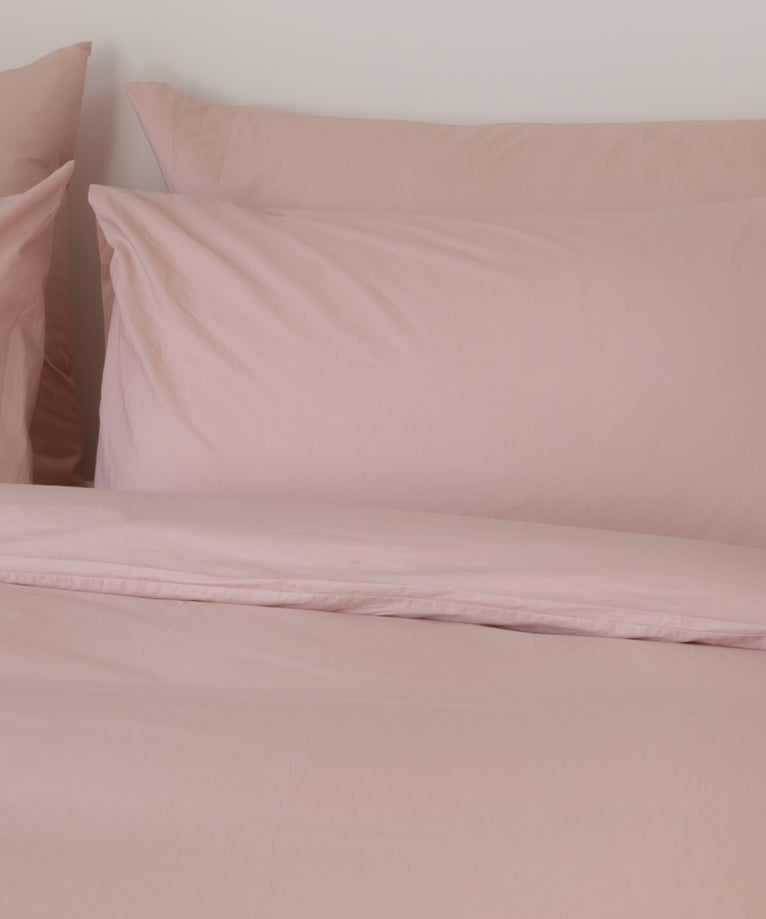 Pillowcase Egyptian Cotton Percale 400TC | Blush Pink